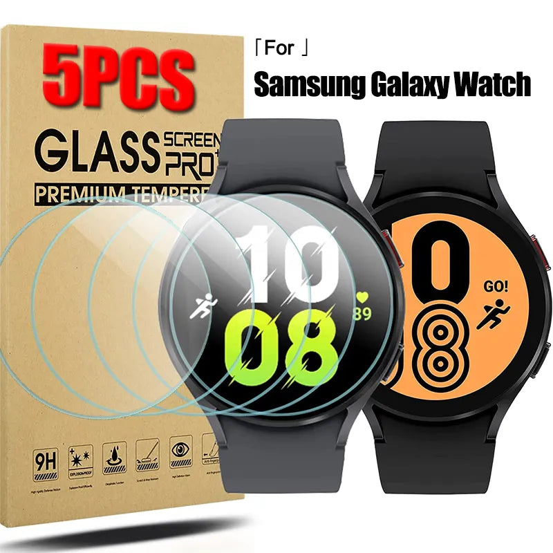 5 Pcs Tempered Glass for Samsung Galaxy Watch