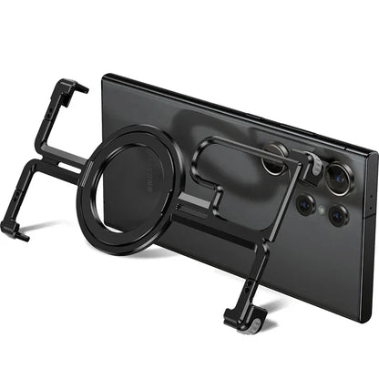 Metal Bumper With Finger Ring Holder Phone Case for Samsung