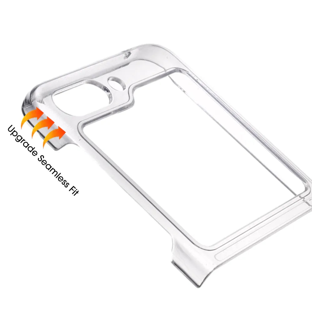 Clear Hard PC Bumper Back Cover For Galaxy Z Flip 5