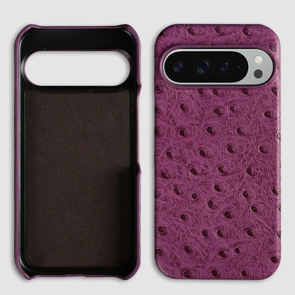 Ostrich Genuine Leather Case for Google Pixel