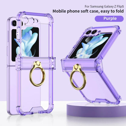Clear Shockproof Cover For Samsung Galaxy Z Flip