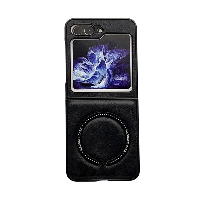 Luxury Leather Phone Case For Samsung Galaxy Z Flip