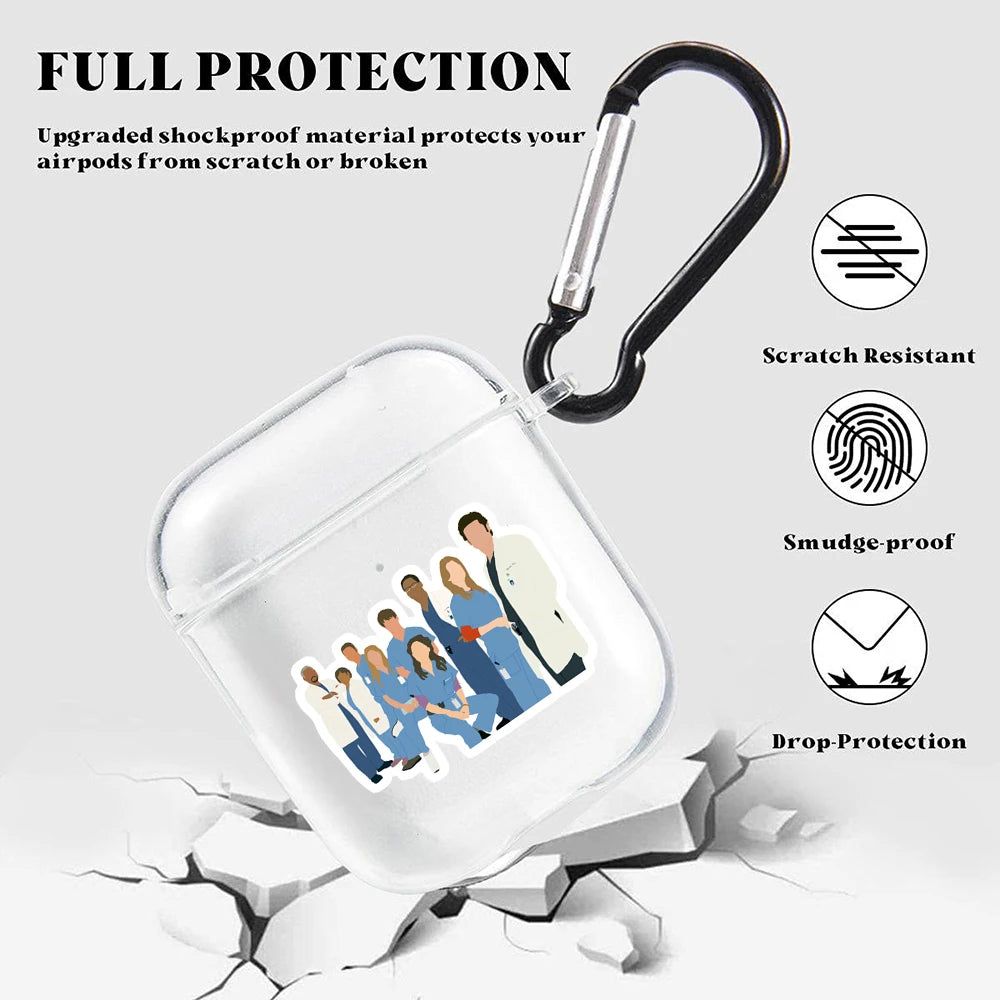 Quotes and TV Shows Soft TPU Case for Airpods