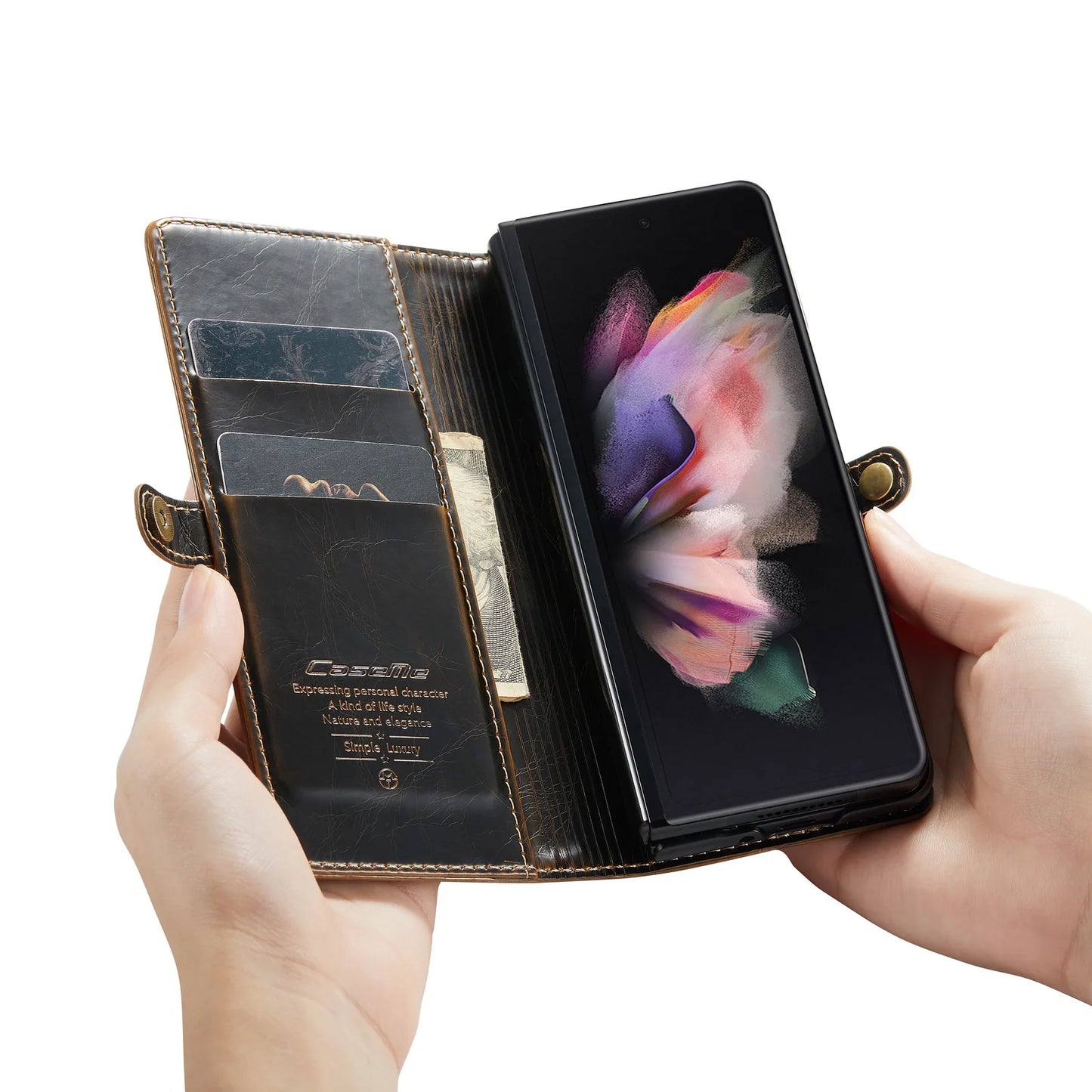 Business Leather Wallet Case for Samsung Galaxy Z Fold