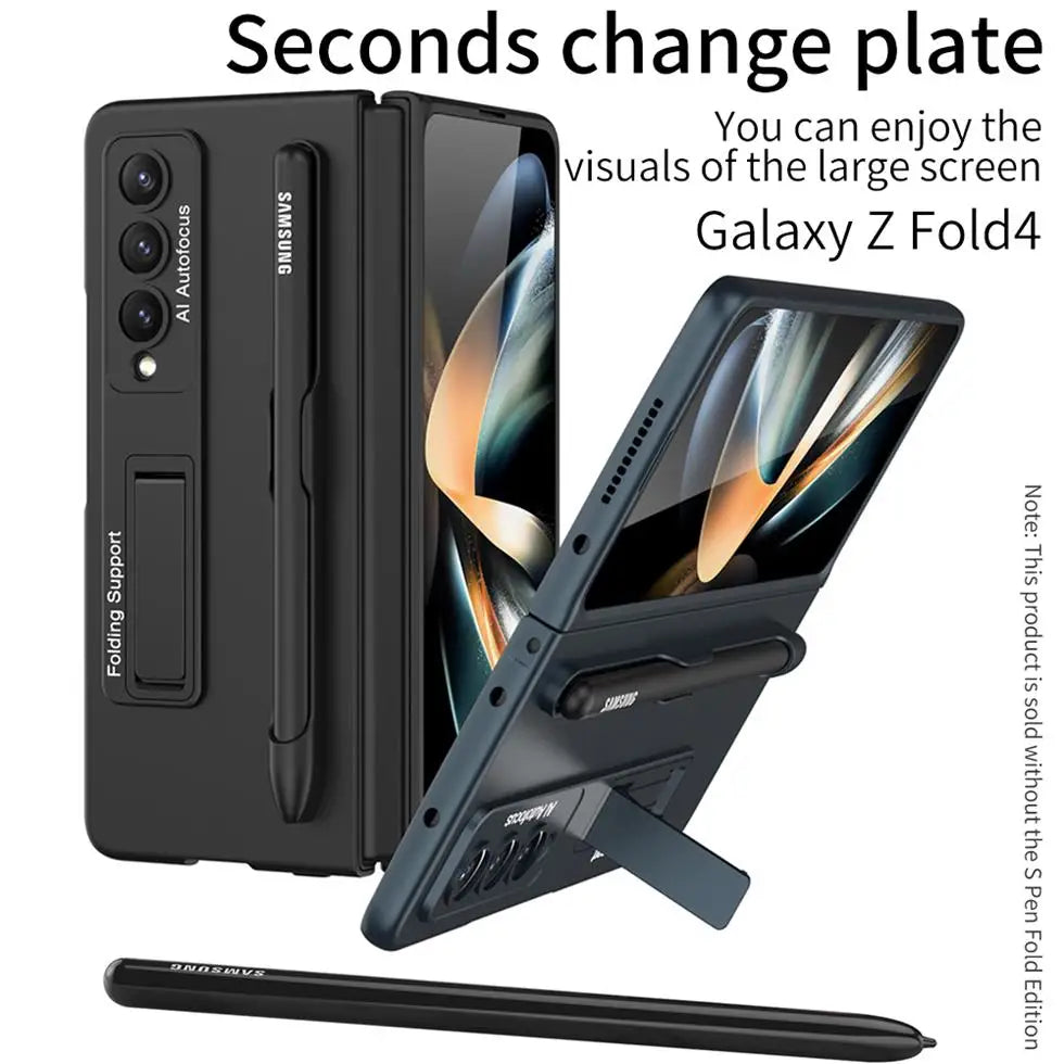 Ultra-thin Matte Galaxy Z Fold 4 Case With Pen Slot