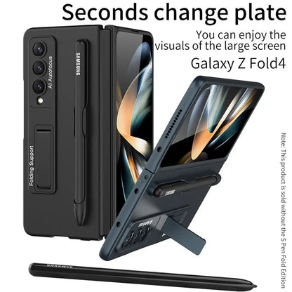 Ultra-thin Matte Galaxy Z Fold 4 Case With Pen Slot