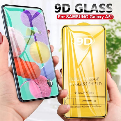 3 Pcs 9D Tempered Glass for Samsung Galaxy