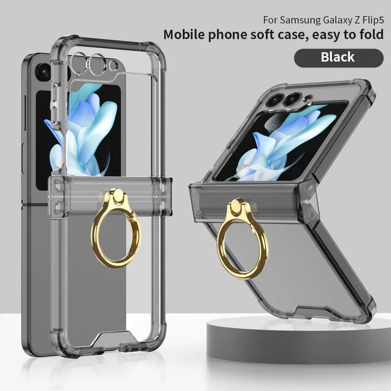 Clear Shockproof Cover For Samsung Galaxy Z Flip