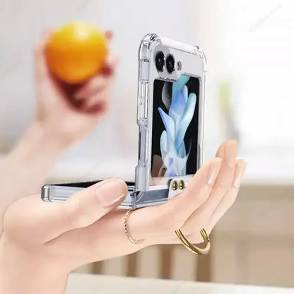 Clear Shockproof Cover For Samsung Galaxy Z Flip