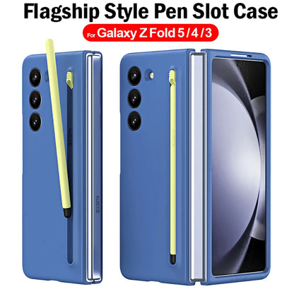 Ultra Thin PC Protective Cover for Z Fold with With Touch Pen Slot