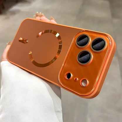 Big Window Flowing Light for Magsafe Magnetic Case for iPhone