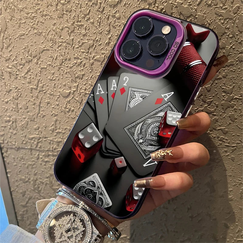 Poker Ultra-Thin Hard  Case for iPhone