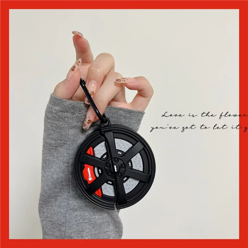 3D Cartoon Wheel Tires Silicon Case For Samsung