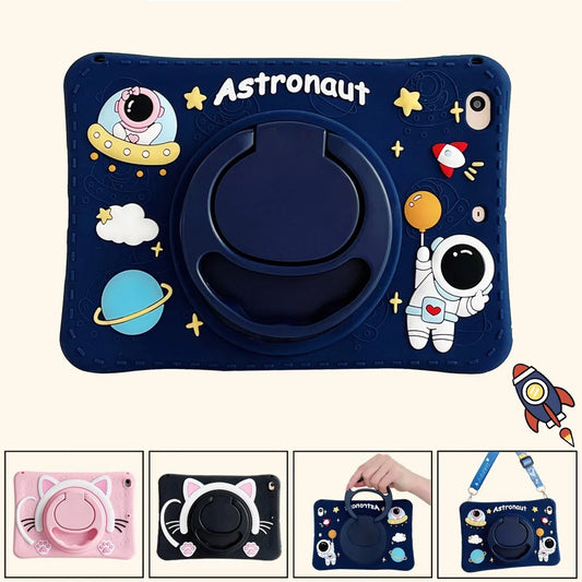 Kids Astronaut Stand Tablet Case For Samsung Galaxy Tab