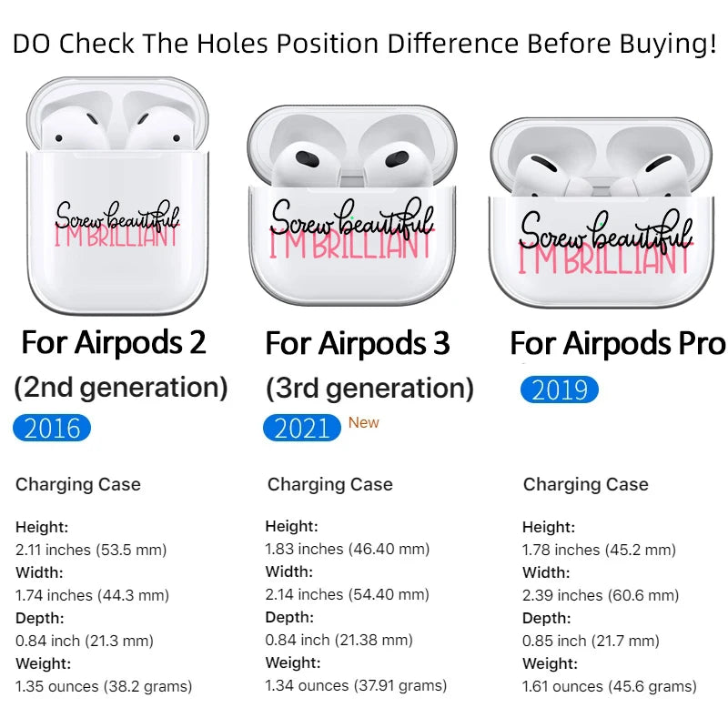 Quotes and TV Shows Soft TPU Case for Airpods