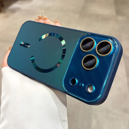 Big Window Flowing Light for Magsafe Magnetic Case for iPhone