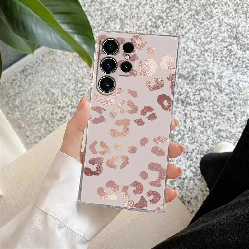 Glitter Pattern Phone Case For Samsung