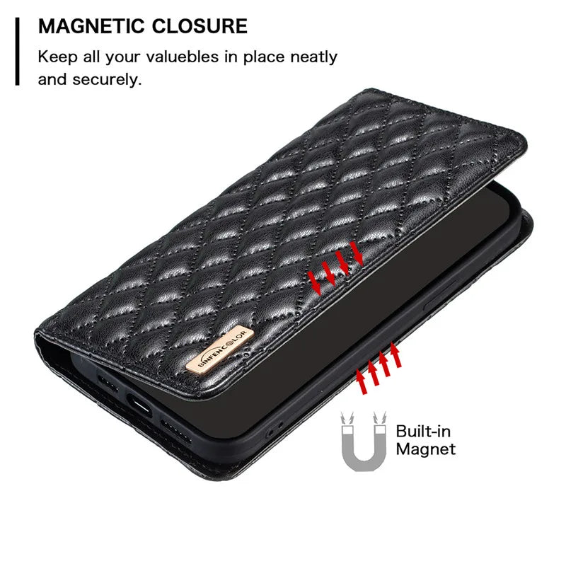 Patterned Wallet Leather Case For Samsung Galaxy