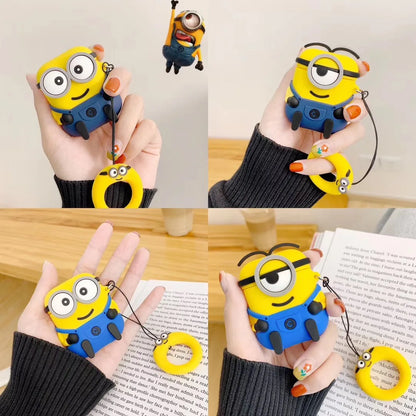 Cute Cartoon Silicone Earphone Airpods Case