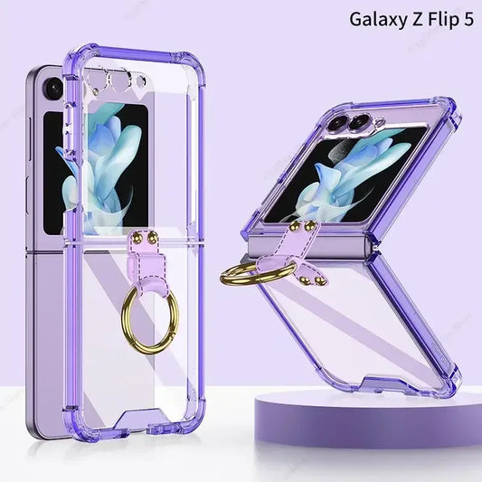Clear Shockproof Cover For Samsung Galaxy Z Flip
