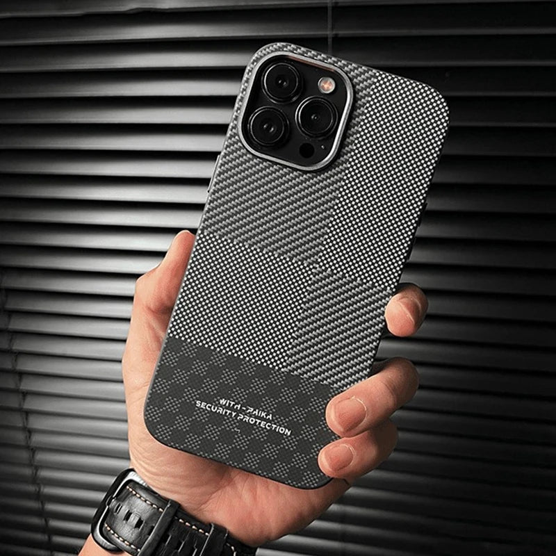 Carbon Fibre Strong Magsafe Case for iPhone