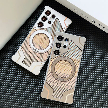 Aluminum Alloy Frameless Magsafe Phone Case For Samsung