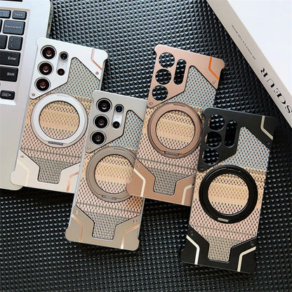 Aluminum Alloy Frameless Magsafe Phone Case For Samsung