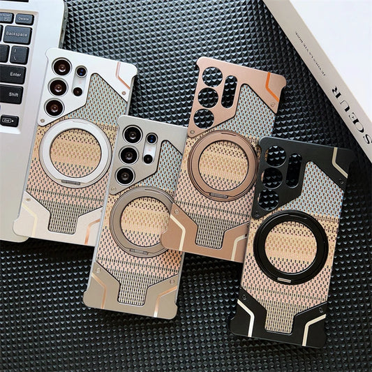 Aluminum Alloy Frameless Magsafe Phone Case For Samsung