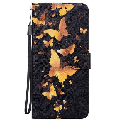 Magnetic Painted Wallet Case For Samsung Galaxy