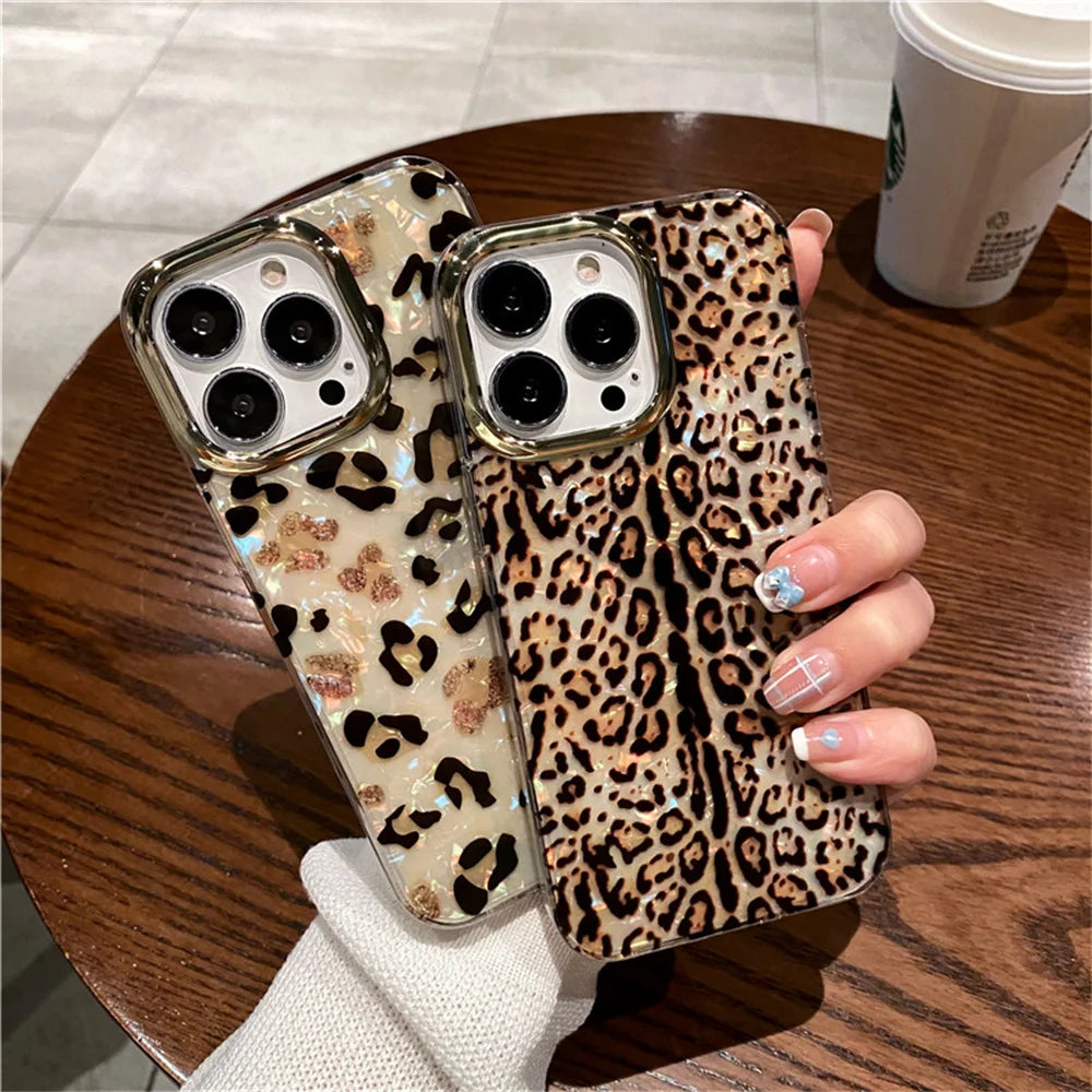 Luxury Leopard Pattern Case For iPhone