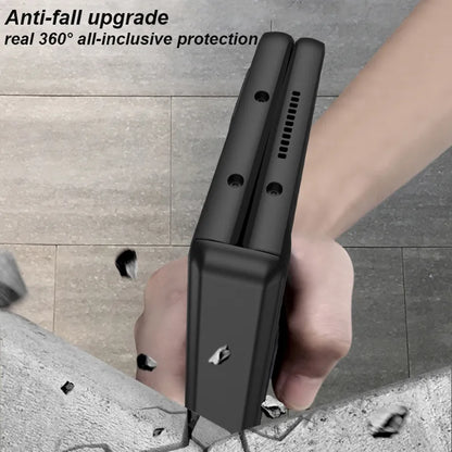 Armor Magnetic Hinge Cover Case with Stand - Galaxy Z Fold