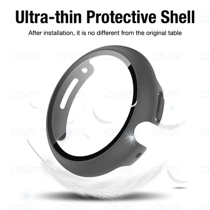 1 Pc Tempered Glass + Case for Google Pixel Watch