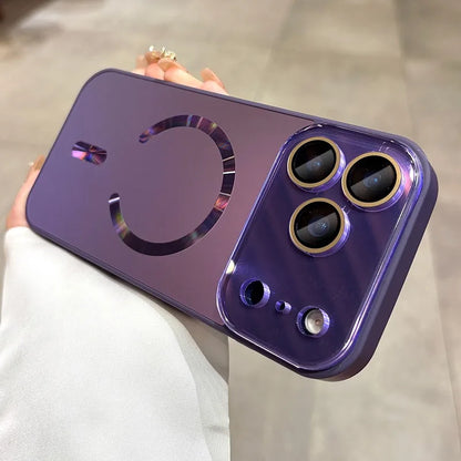 Big Window Flowing Light for Magsafe Magnetic Case for iPhone