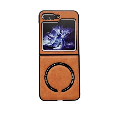 Luxury Leather Phone Case For Samsung Galaxy Z Flip