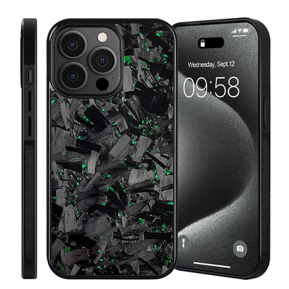 Magnetic Real Forged Carbon + TPU Case for iPhone