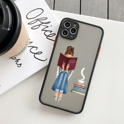 Read Book Coffee Girl  Case for iphone