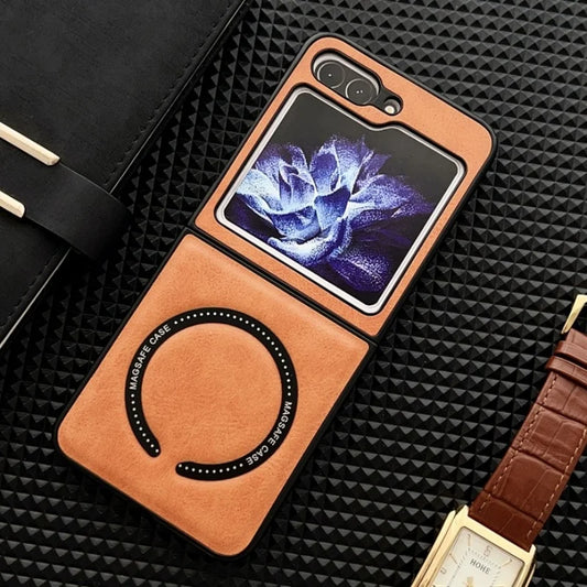 Luxury Leather Phone Case For Samsung Galaxy Z Flip