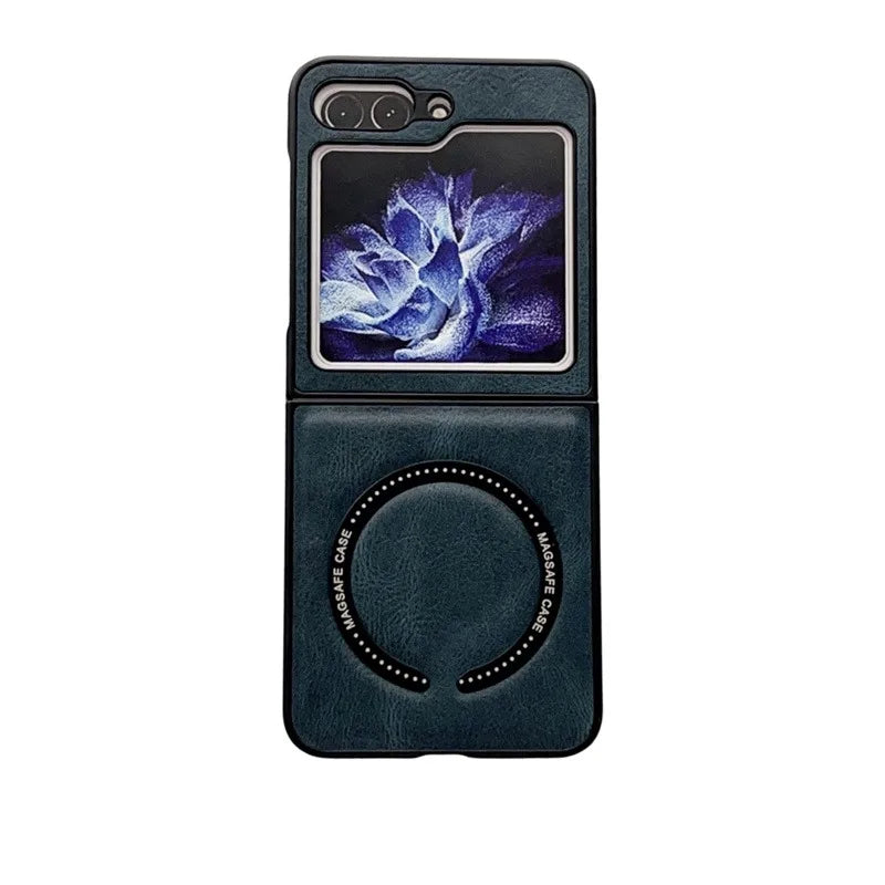 Luxury Leather Phone Case For Samsung Galaxy Z Flip