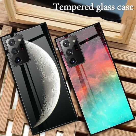 Starry Sky Glass Phone Case For Samsung