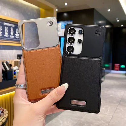 Leather Magsafe Borderless Aroma Cover For Samsung