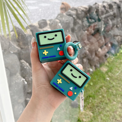 Cartoon Game Consoles Case with Ring for Galaxy Buds