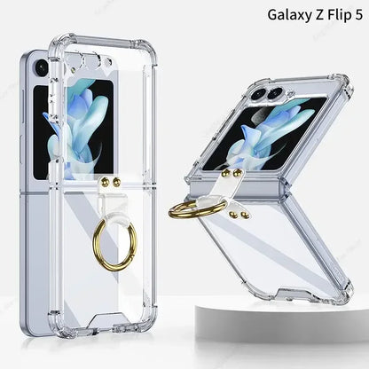 Clear Shockproof Cover For Samsung Galaxy Z Flip