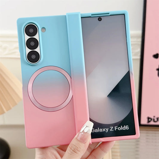 Gradient Magnetic Silicone Case for Samsung Galaxy Z Fold