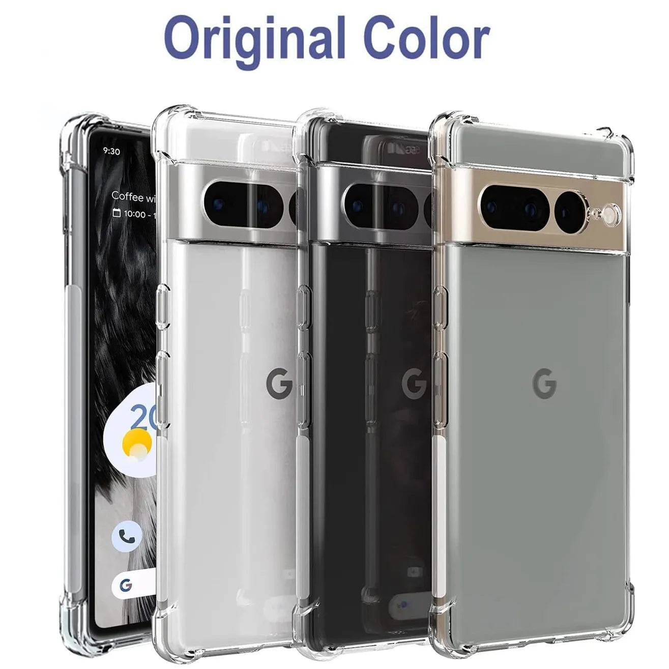 Luxury Clear Phone Case For Google Pixel