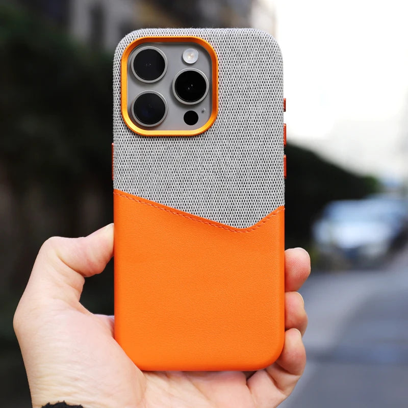 MagSafe Leather Phone Case For iPhone