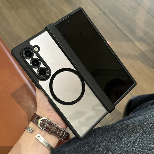 Transparent Magnetic Case for Samsung Galaxy Z Fold