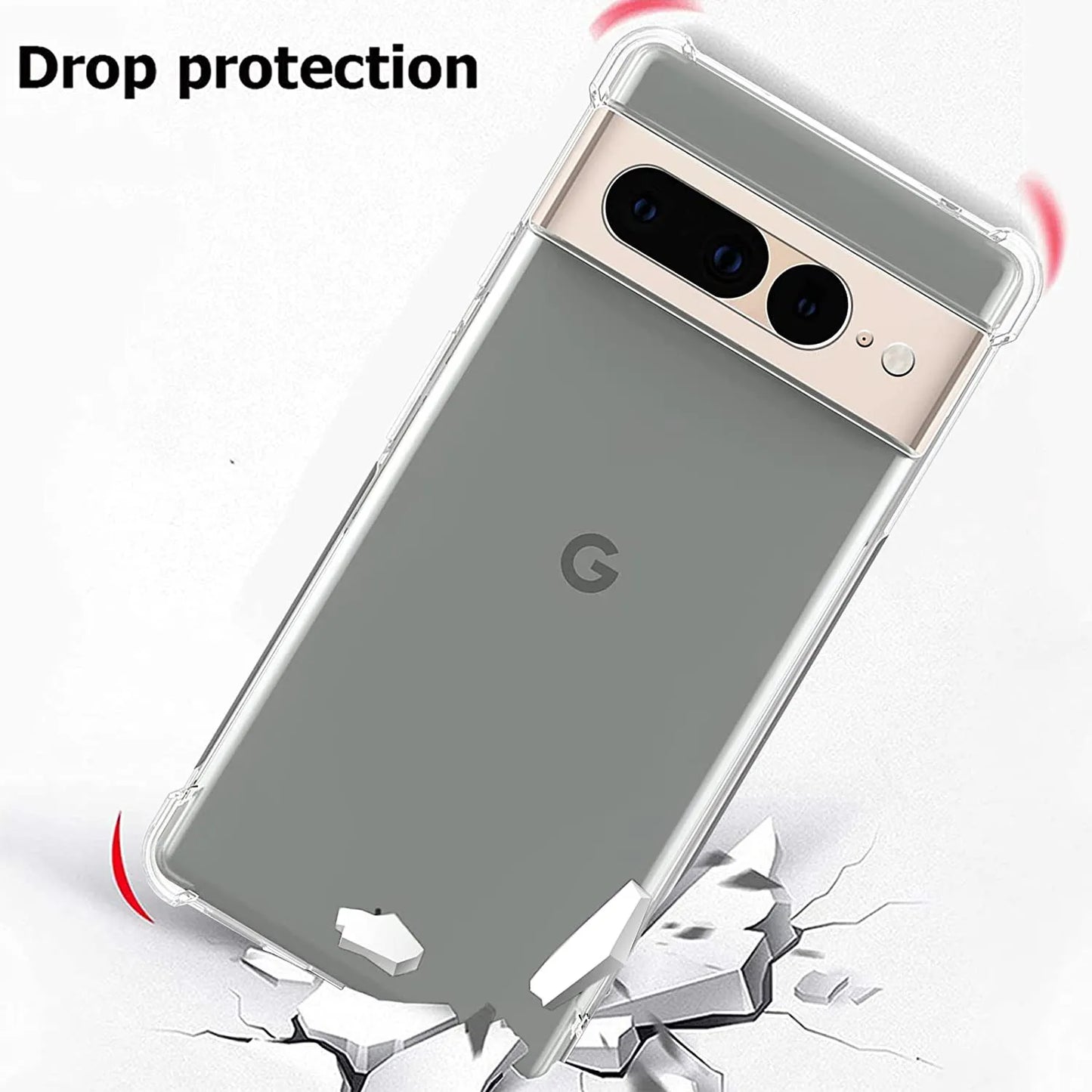 Luxury Clear Phone Case For Google Pixel