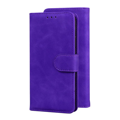 Magnetic Geometric Textile Pattern Wallet Case for Galaxy