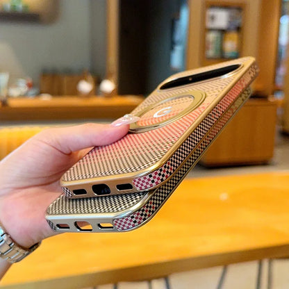 Carbon Fiber Texture Magnetic Business Case For Google Pixel