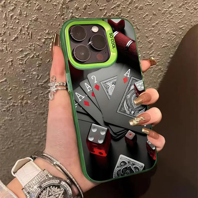 Poker Ultra-Thin Hard  Case for iPhone